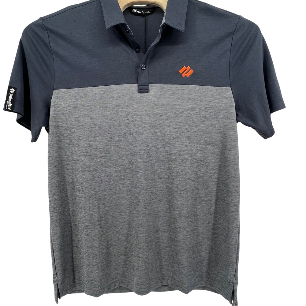 Travis Mathew Oceanside Blocked Polo XL BlueNights Palo Alto Networks Golf Shirt